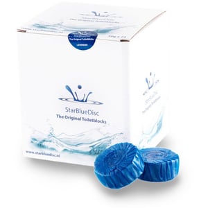StarBlueDisc 24 stuks toiletblokjes jaarverpakking blauw