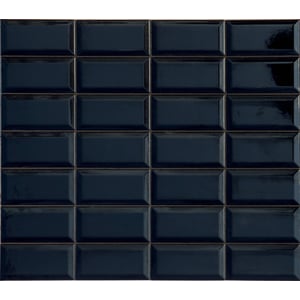 Wandtegel Terratinta Betonbrick 15x7,5x0,8 cm Diamond Black 0,5M2