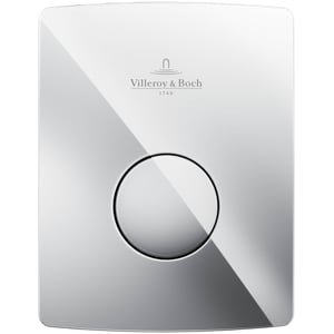 Villeroy & Boch ViConnect Urionoir Afdekplaat 16,2x12,6 cm Chrome