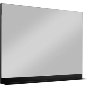 Ben Fossano spiegelpaneel met planchet 120x75cm mat zwart