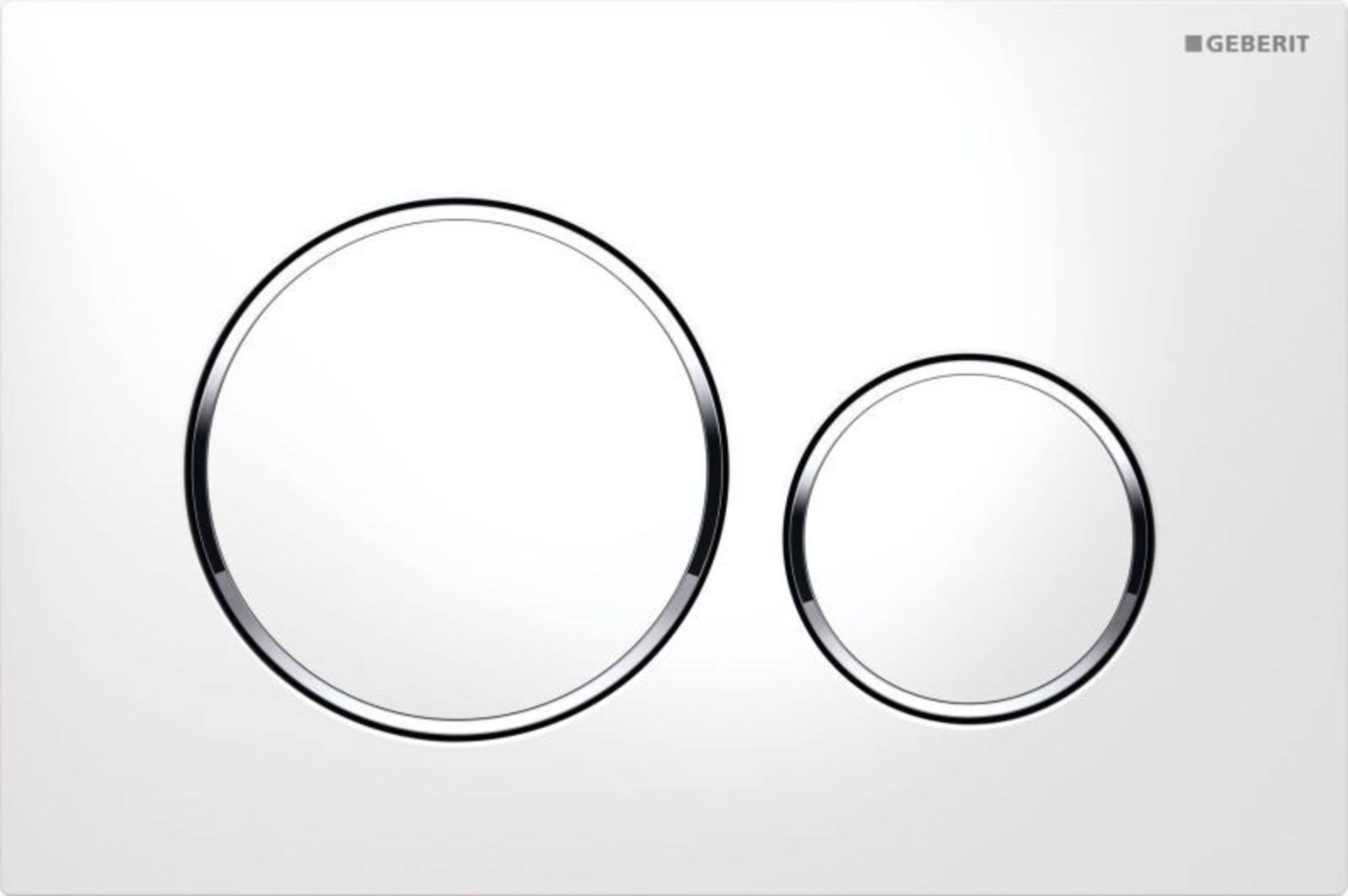 Geberit Sigma40 Betätigungsplatte Für 2-Mengen-Spülung, Round | Geberit